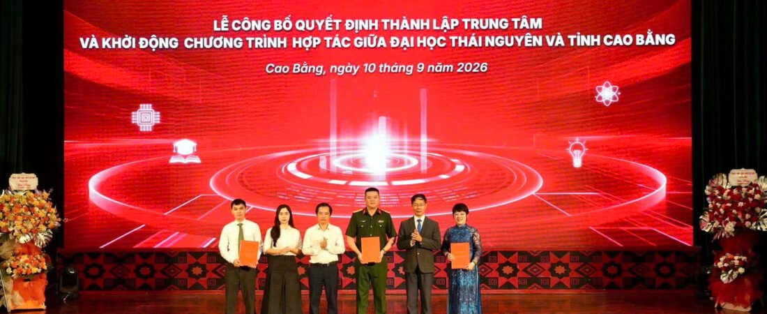 Công ty Cao Bằng Travel hợp tác với Đại học Thái Nguyên